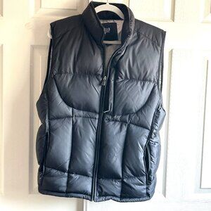 Gap Puffy Vest, Men's Size Medium in Black